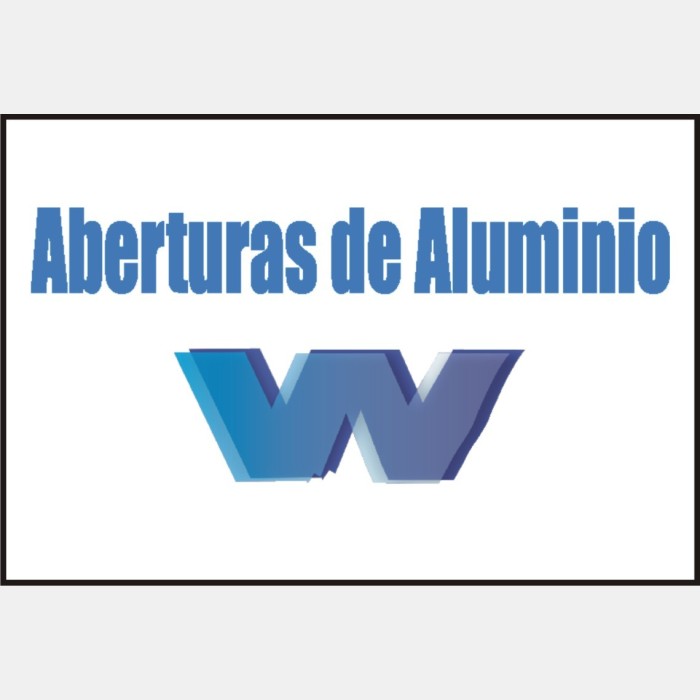 ABERTURAS DE ALUMINIO W